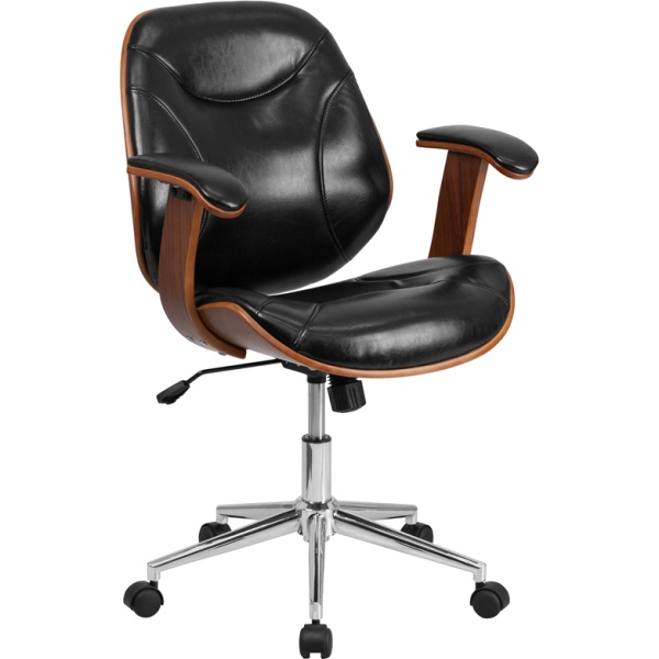 Mid-Back-Black-Leather-Executive-Wood-Swivel-Chair-with-Arms-by-Flash-Furniture