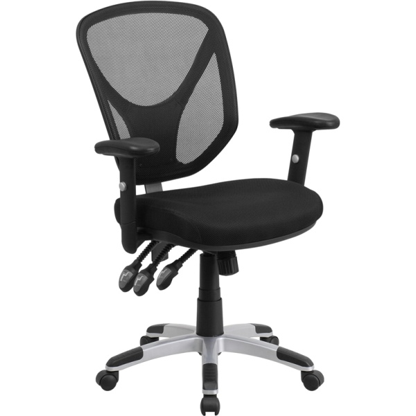 Mid-Back-Black-Mesh-Multifunction-Swivel-Task-Chair-with-Adjustable-Arms-by-Flash-Furniture