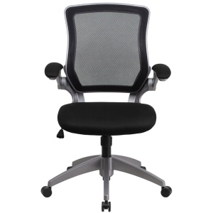 Mid-Back-Black-Mesh-Swivel-Task-Chair-with-Gray-Frame-and-Flip-Up-Arms-by-Flash-Furniture-3