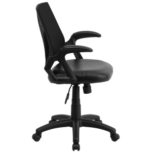 Mid-Back-Black-Mesh-Swivel-Task-Chair-with-Leather-Seat-and-Arms-by-Flash-Furniture-1