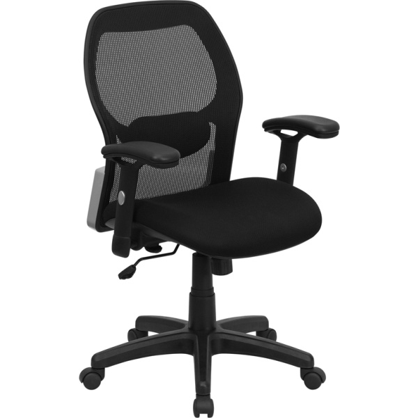 Mid-Back-Black-Super-Mesh-Executive-Swivel-Chair-with-Adjustable-Arms-by-Flash-Furniture