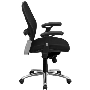 Mid-Back-Black-Super-Mesh-Executive-Swivel-Chair-with-Knee-Tilt-Control-and-Adjustable-Arms-by-Flash-Furniture-1