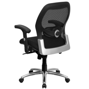 Mid-Back-Black-Super-Mesh-Executive-Swivel-Chair-with-Knee-Tilt-Control-and-Adjustable-Arms-by-Flash-Furniture-2