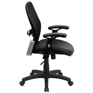 Mid-Back-Black-Super-Mesh-Executive-Swivel-Chair-with-Leather-Seat-and-Adjustable-Arms-by-Flash-Furniture-1