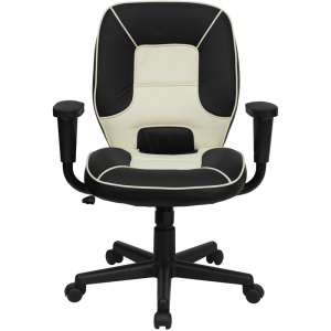 Mid-Back-Black-and-Cream-Vinyl-Steno-Executive-Swivel-Chair-with-Adjustable-Arms-by-Flash-Furniture-3