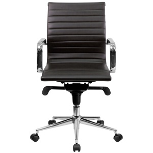 Mid-Back-Brown-Ribbed-Leather-Swivel-Conference-Chair-with-Knee-Tilt-Control-and-Arms-by-Flash-Furniture-3