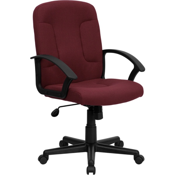 Mid-Back-Burgundy-Fabric-Executive-Swivel-Chair-with-Nylon-Arms-by-Flash-Furniture