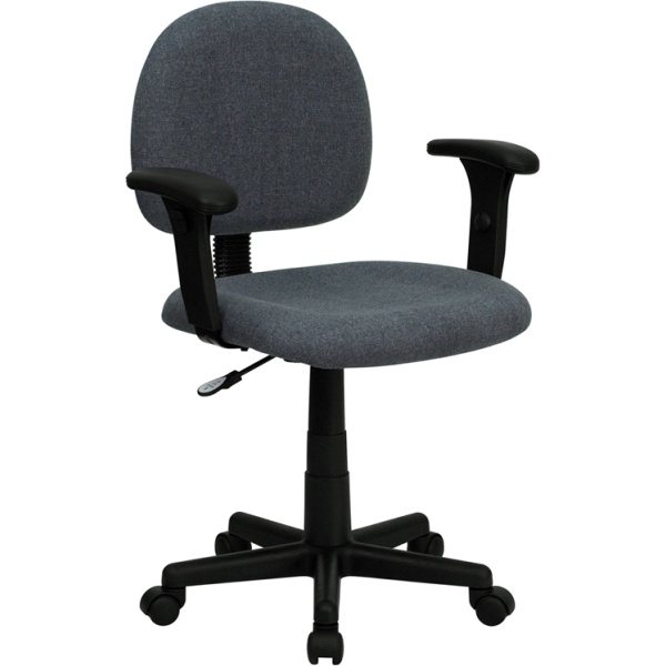 Mid-Back-Gray-Fabric-Swivel-Task-Chair-with-Adjustable-Arms-by-Flash-Furniture