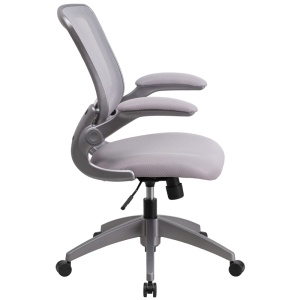 Mid-Back-Gray-Mesh-Swivel-Task-Chair-with-Gray-Frame-and-Flip-Up-Arms-by-Flash-Furniture-1
