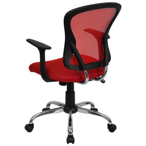 Mid-Back-Red-Mesh-Swivel-Task-Chair-with-Chrome-Base-and-Arms-by-Flash-Furniture-2