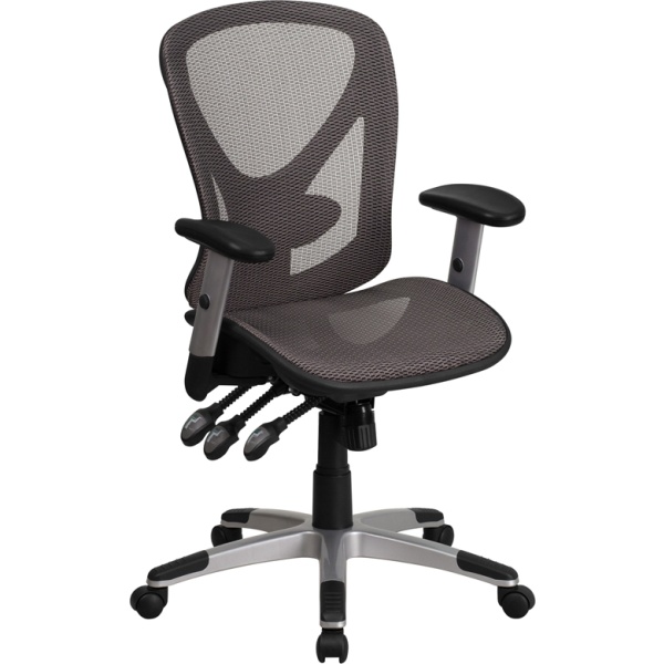 Mid-Back-Transparent-Gray-Mesh-Multifunction-Executive-Swivel-Chair-with-Adjustable-Arms-by-Flash-Furniture