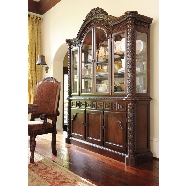 Millennium-North-Shore-Dining-Room-China-Cabinet-by-Ashley-Furniture