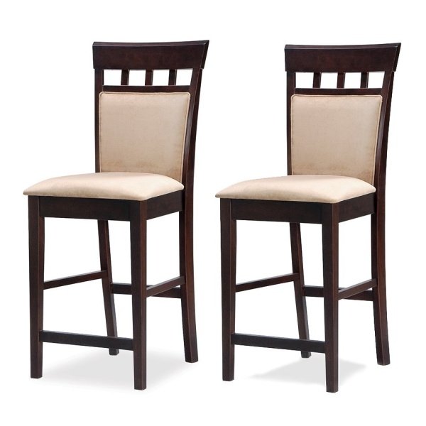 Mix-Match-Panel-Bar-Stool-with-Cappuccino-Finish-with-Mocha-Microfiber-Upholstery-Set-of-2-by-Coaster-Fine-Furniture