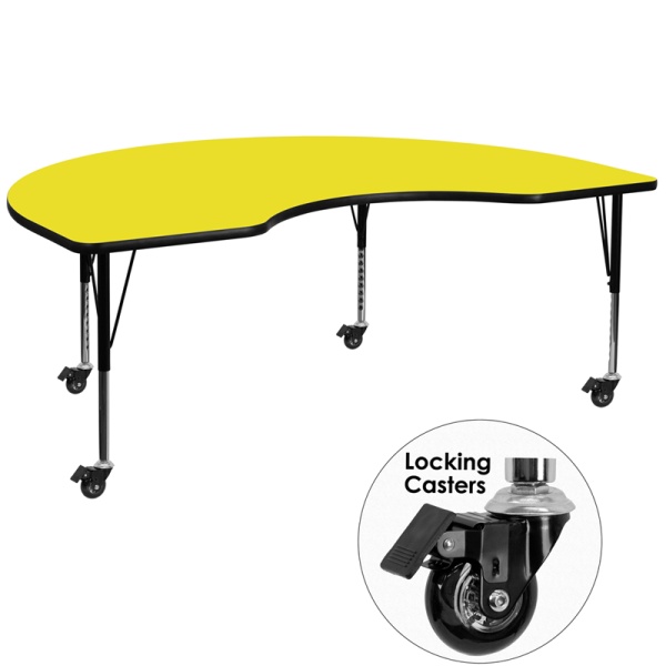 Mobile-48W-x-72L-Kidney-Yellow-HP-Laminate-Activity-Table-Height-Adjustable-Short-Legs-by-Flash-Furniture