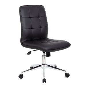 Modern Office Chair with Black CaressoftPlus Upholstery by Boss Office Products