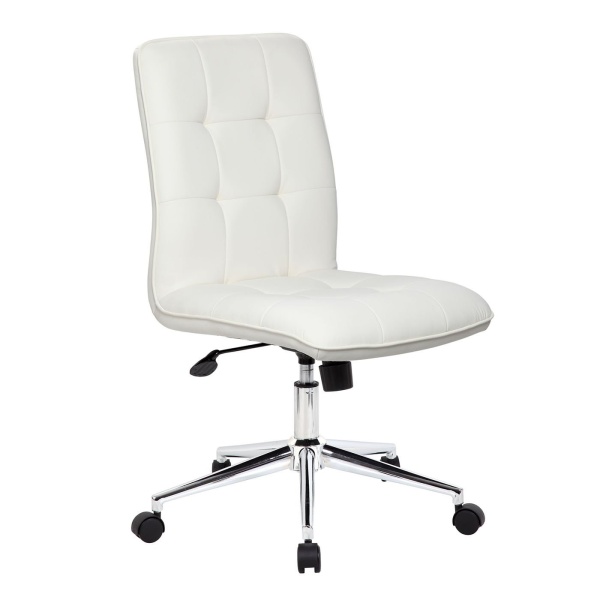 Modern-Office-Chair-with-White-CaressoftPlus-Upholstery-by-Boss-Office-Products