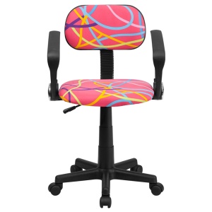 Multi-Colored-Swirl-Printed-Pink-Swivel-Task-Chair-with-Arms-by-Flash-Furniture-3