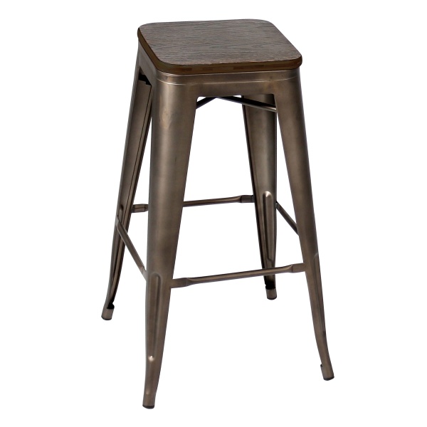 Oregon-Industrial-Stackable-Barstool-in-Antique-and-Espresso-by-LumiSource-Set-of-2