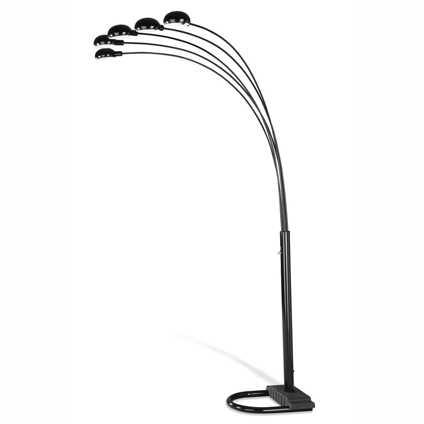 Overhead Floor Lamp with Black Finish by Coaster Fine Furniture