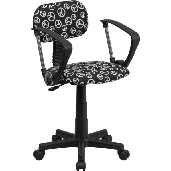 Peace-Sign-Printed-Swivel-Task-Chair-with-Arms-by-Flash-Furniture