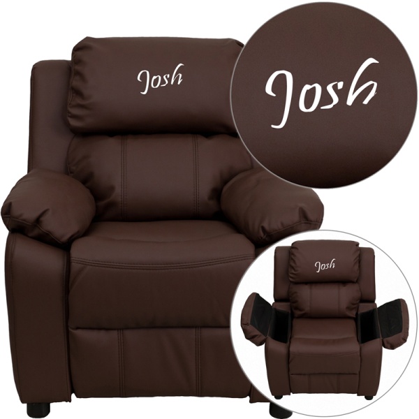 Personalized-Deluxe-Padded-Brown-Leather-Kids-Recliner-with-Storage-Arms-by-Flash-Furniture