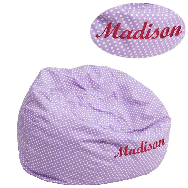 Personalized-Small-Lavender-Dot-Kids-Bean-Bag-Chair-by-Flash-Furniture