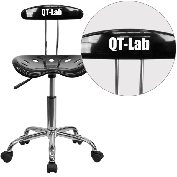 Personalized-Vibrant-Black-and-Chrome-Swivel-Task-Chair-with-Tractor-Seat-by-Flash-Furniture