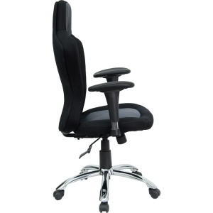 Race-Car-Inspired-Gray-and-Black-Mesh-Swivel-Task-Chair-with-Bucket-Seat-and-Adjustable-Arms-by-Flash-Furniture-1