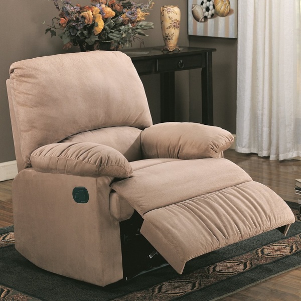 Recliner-with-Light-Brown-Microfiber-Upholstery-With-Glider-by-Coaster-Fine-Furniture