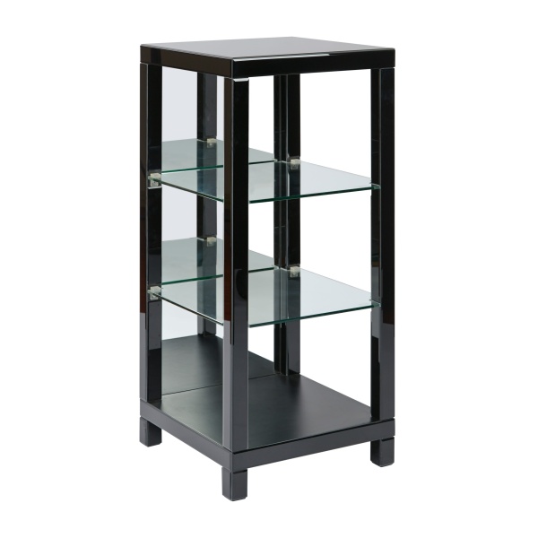 Reflections-42-3-Shelf-Glass-Curio-with-Blass-Glass-Finish-Assembled.-by-Ave-Six-Office-Star