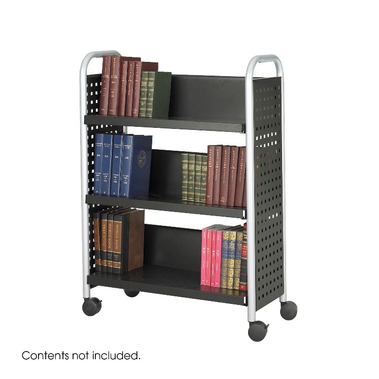 Safco Scoot Single Sided Book Cart