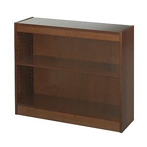 Safco-WorkSpace-2-Shelf-Square-Edge-Veneer-Bookcase-in-Cherry-1