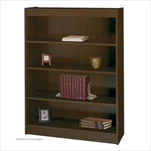 Safco-WorkSpace-4-Shelf-Square-Edge-Veneer-Bookcase-in-Walnut