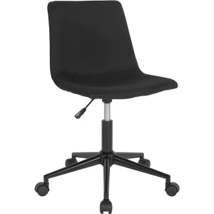 Siena Home and Office Task Chair in Black Fabric by Flash Furniture