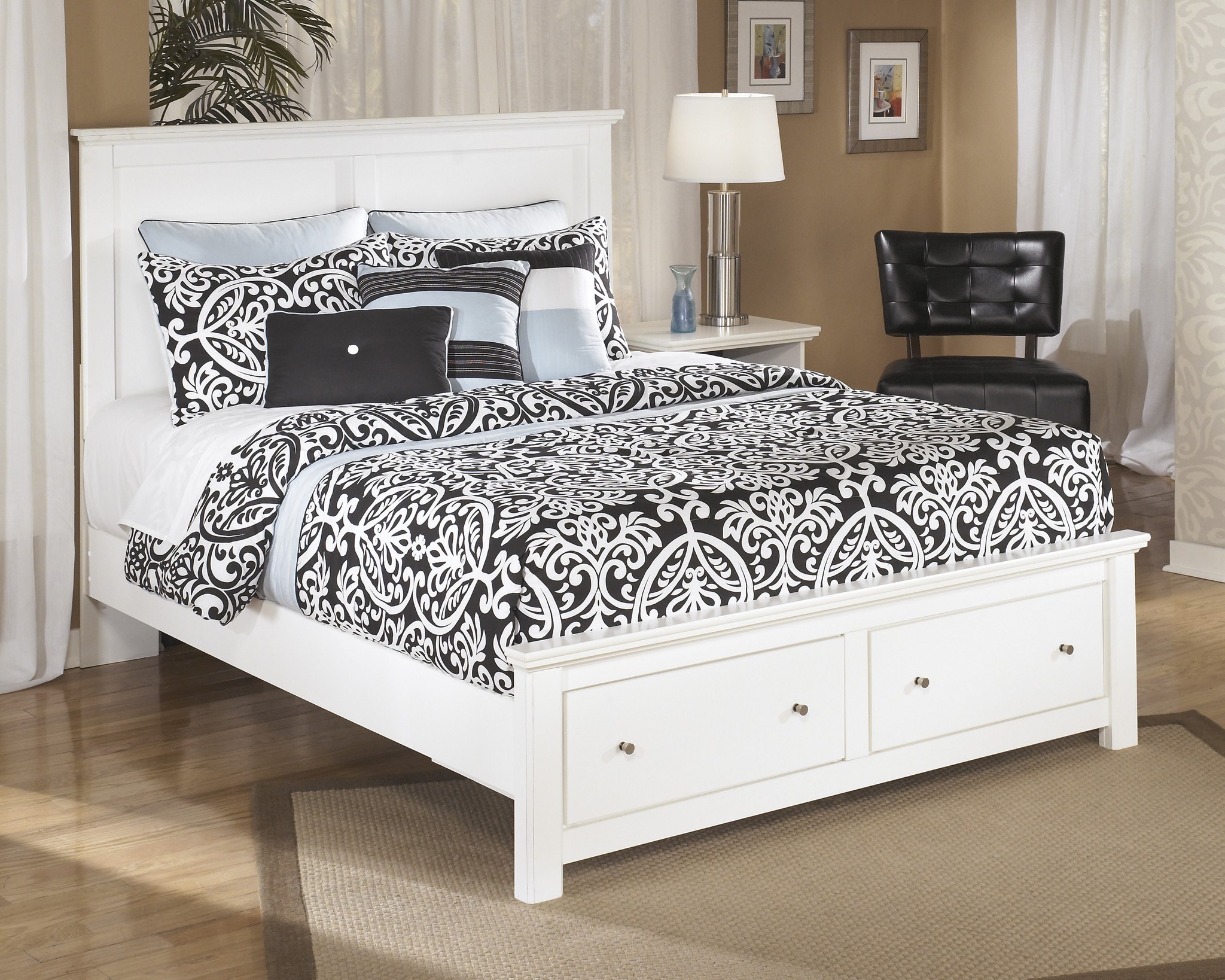 Signature Design by Ashley Bostwick Shoals Queen Panel Storage Bed