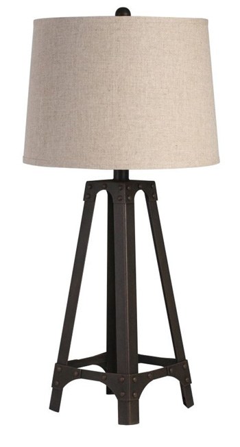 Signature Design by Ashley Distressed Metal Table Lamp