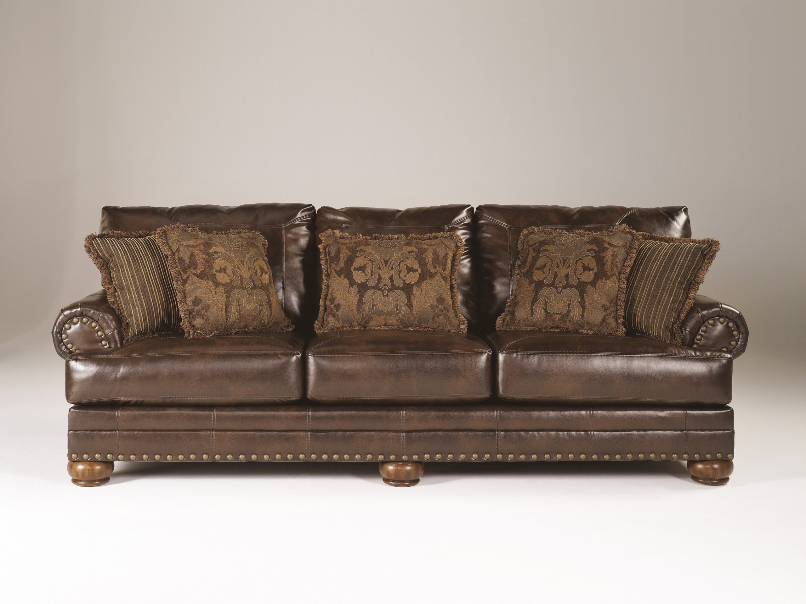 Signature Design by Ashley DuraBlend Antique Brown Sofa