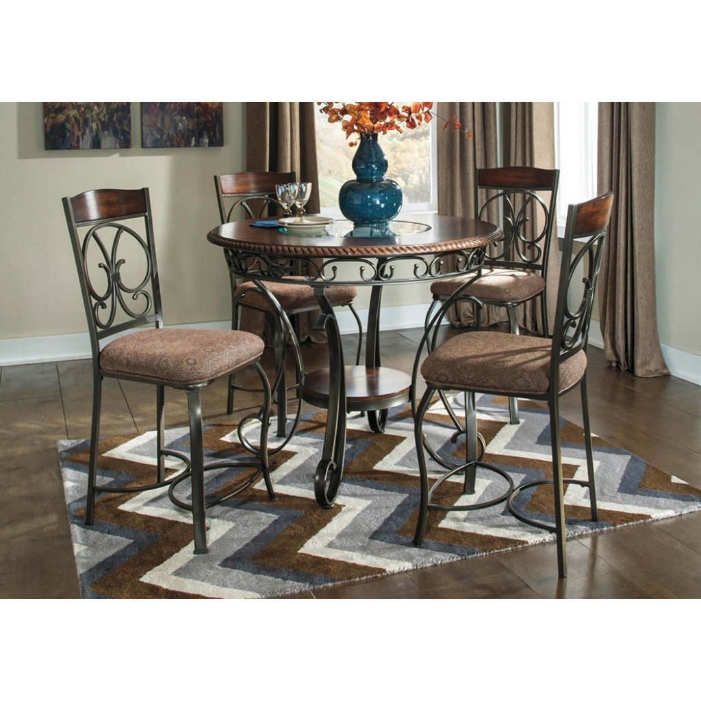 Signature Design by Ashley Glambrey Round Counter Table - Madison Seating