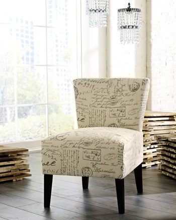 Signature Design by Ashley Ravity Taupe Accent Chair