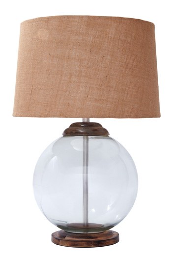 Signature Design by Ashley Shandel Glass Table Lamp