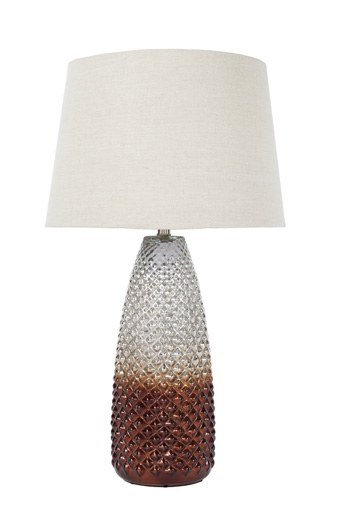 Signature Design by Ashley Shavondra Glass Table Lamp