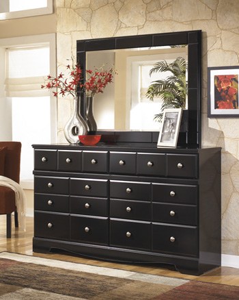 Signature Design by Ashley Shay Dresser & Mirror
