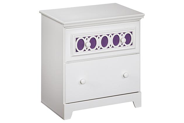 Signature Design by Ashley Zayley Two Drawer Night Stand
