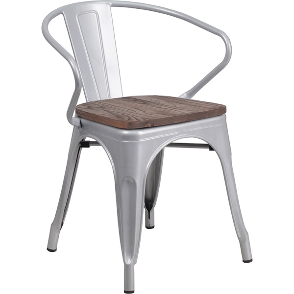 Silver-Metal-Chair-with-Wood-Seat-and-Arms-by-Flash-Furniture