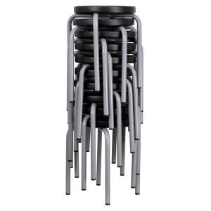 Stackable-Stool-with-Black-Seat-and-Silver-Powder-Coated-Frame-by-Flash-Furniture-2
