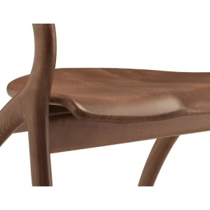Alternative view of Star Dining Chair with Walnut Finish by Domitalia