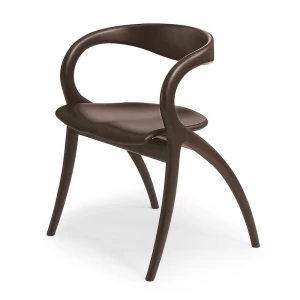 Star Dining Chair with Wenge Finish by Domitalia