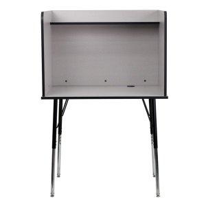 Study-Carrel-with-Adjustable-Legs-and-Top-Shelf-in-Nebula-Grey-Finish-by-Flash-Furniture-2