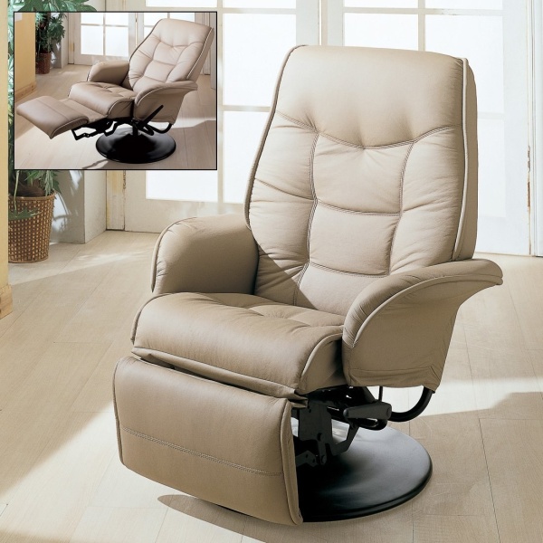 Swivel-Chair-Recliner-with-Beige-Leatherette-Upholstery-by-Coaster-Fine-Furniture