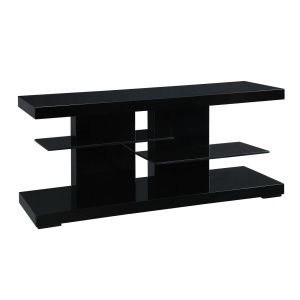 TV-Stand-with-High-Gloss-Black-Finish-by-Coaster-Fine-Furniture
